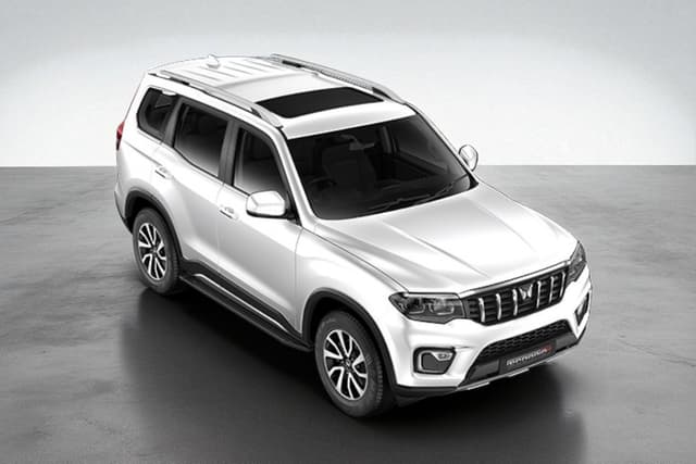 Mahindra Scorpio N Everest White Color Image
